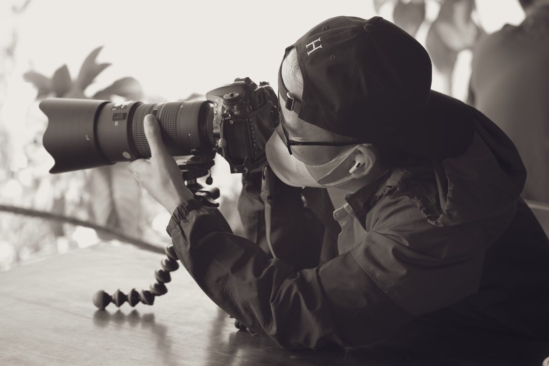 documentary photographer at work